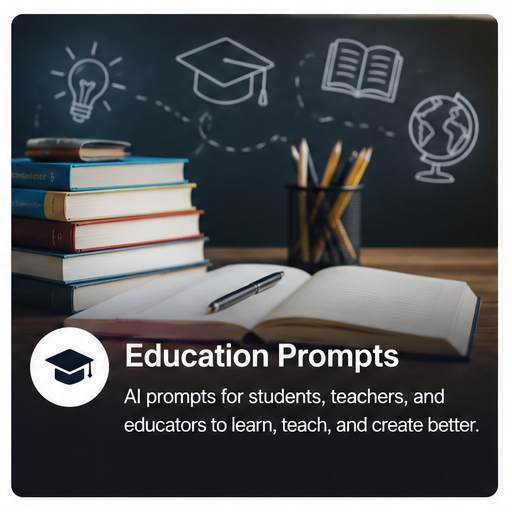 Education Prompts category