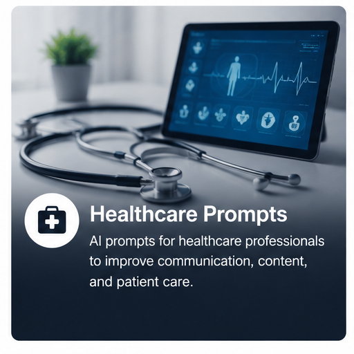 Healthcare Prompts category